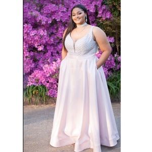 Ball room style prom dress